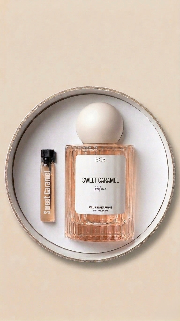 Sweet caramel perfume set