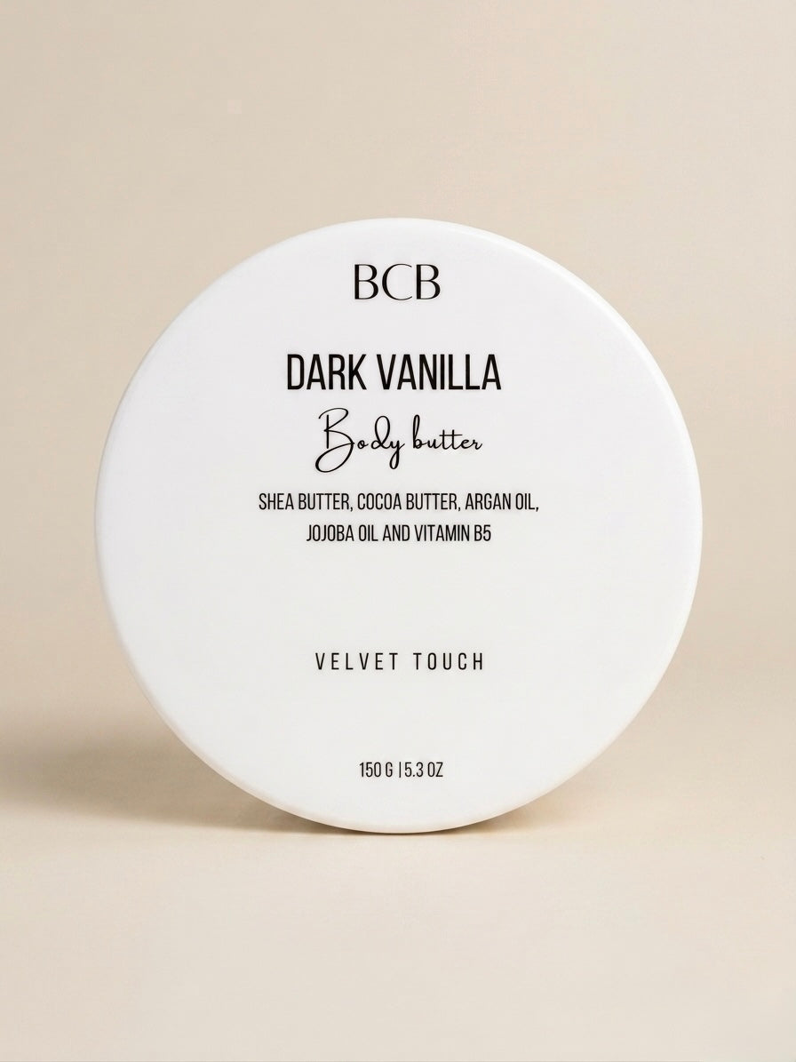 Dark vanilla body butter