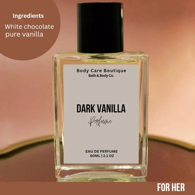 Dark vanilla perfume